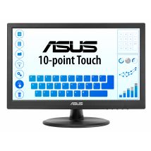 ASUS Touch VT169HE computer monitor 39,6 cm (15.6") 1920 x 1080 Pixels Full HD LED Touchscreen Tafelblad Zwart