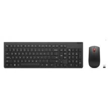 Lenovo 4X31N50740 toetsenbord Inclusief muis Universeel RF Draadloos Fins, Zweeds Zwart