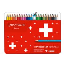 Kleurpotloden Caran d'Ache Swisscolor aquarel 30 stuks assorti
