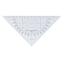 Geodriehoek Aristo 1550 160mm flexibel transparant