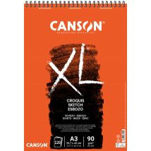 Schetsblok Canson XL Croquuis A3 90gr 120 vel spiraal