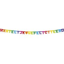 Letterslinger gefeliciteerd kleur