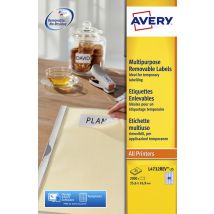 Etiket Avery L4732REV-25 35.6x16.9mm wit 2000 stuks