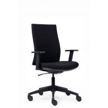 Bureaustoel Canillo stof zwart