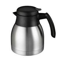 Thermoskan Bravilor dubbelwandig 1 liter RVS zwart