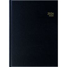 Agenda 2026 Brepols Bremax Santex A4 1dag/1pagina 4 kolommen zwart
