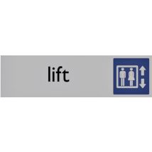 Infobord pictogram lift 165x44mm