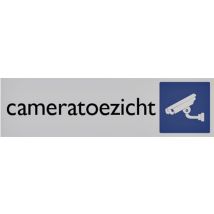 Infobord pictogram cameratoezicht 165x44mm