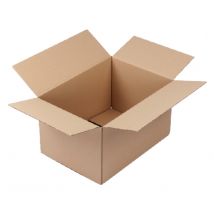 Verzenddoos CleverPack enkelgolf 430x305x250mm bruin pak à 10 stuks