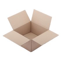 Verzenddoos CleverPack enkelgolf 200x200x110mm bruin pak à 10 stuks