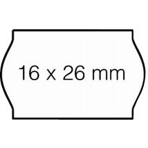 Prijsetiket 16x26mm Open-Data S14/Sato Judo afneembaar wit