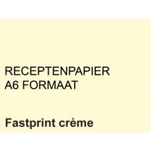 Receptpapier Fastprint A6 80gr creme 2000 vel