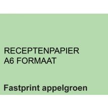 Receptpapier Fastprint A6 80gr appelgroen 2000 vel