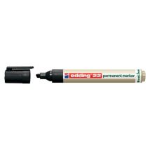 Viltstift edding 22 EcoLine schuin zwart 1-5mm