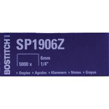 Nieten Bostitch SP1906Z staal 6mm rechte rug 5000 stuks