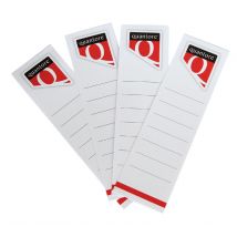 Rugetiket Quantore breed 58x190mm zelfklevend wit 10 stuks
