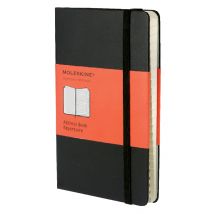 Adresboek Moleskine pocket 90x140mm hard cover zwart