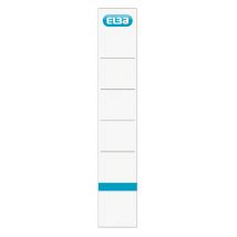 Rugetiket Elba smal 34x190mm zelfklevend wit/blauw 10 stuks