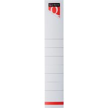 Rugetiket Quantore smal 34x190mm zelfklevend wit 10 stuks