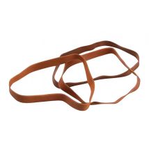 Elastiek Standard Rubber Bands 75 100x7.5mm 100gr 50 stuks bruin