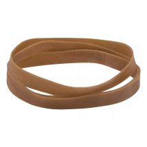 Elastiek Standard Rubber Bands 87 120x10mm 100gr 32 stuks bruin