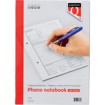 Telefoonnotitieblok Quantore 100vel 60gr