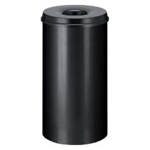 Papierbak met vlamdover Vepabins 50 liter 335mm zwart