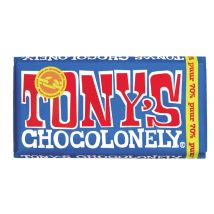 Chocolade Tony's Chocolonely puur reep 180gr