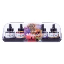 Inkt Talens Ecoline met pipet additional set à 5 ass