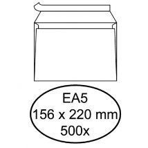 Envelop Hermes bank EA5 156x220mm zelfklevend met strip wit