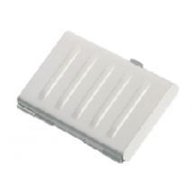 Visitekaartenhouder 2 vaks mat aluminium