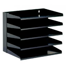 Sorteerrek Vepa Bins 5 delig zwart