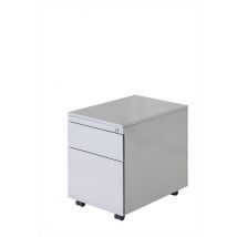 Ladenblok - 2 lades + lade met pennenbak - Wit