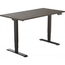 Elektrisch Zit-Sta Bureau Tsherysh Black Logan 140 x 80