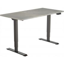 Elektrisch Zit-Sta Bureau Tsherysh Black Natural 120 x 80