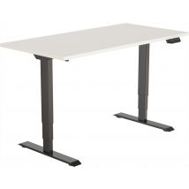 Elektrisch Zit-Sta Bureau Tsherysh Black & White 120 x 80