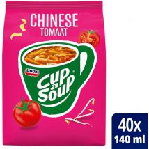 Cup-a-Soup Unox machinezak Chinese tomaat 140ml