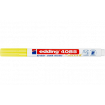 Krijtstift edding 4085 by Securit rond 1-2mm neon geel