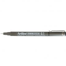 Fineliner Artline technisch 0.1mm zwart