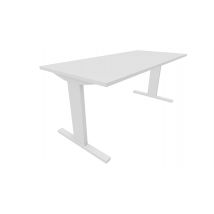 Recht bureau - 200 x 80 cm. - Wit - Wit