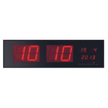 WANDKLOK MET LED-DISPLAY - 83 x 23 x 4 cm