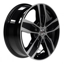 AUTEC TYP Q - QUANTRO 5L schwarz poliert 7.5Jx18 5x118 ET66