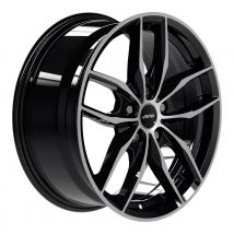 AUTEC TYP BV - BAVARIS schwarz poliert 8.0Jx18 5x112 ET57
