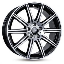 KESKIN WHEELS KT16 DYNAMIC black front polished 8.5Jx19 5x112 ET45
