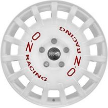 OZ RALLY RACING race white + red lettering 7.0Jx17 4x108 ET18