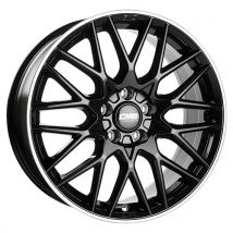 CMS C25-DRB diamond rim black 7.0Jx17 5x100 ET40