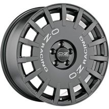 OZ RALLY RACING dark graphit + silver lettering 7.0Jx17 5x108 ET45