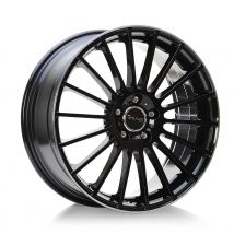 AVUS RACING AC-M03 black polished lip 8.0Jx19 5x114 ET40