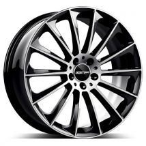GMP STELLAR schwarz diamantgeschliffen 9.0Jx21 5x108 ET45