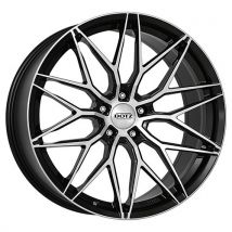 DOTZ SUZUKA DARK schwarz frontpoliert 8.0Jx18 5x120 ET35